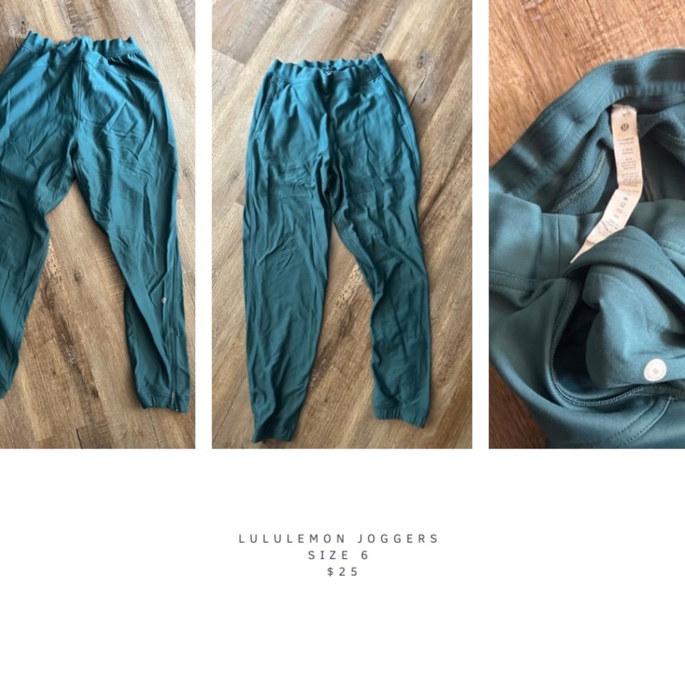Lululemon Athleta Joggers Teal